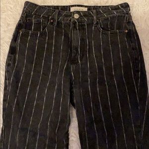 PacSun striped mom jeans